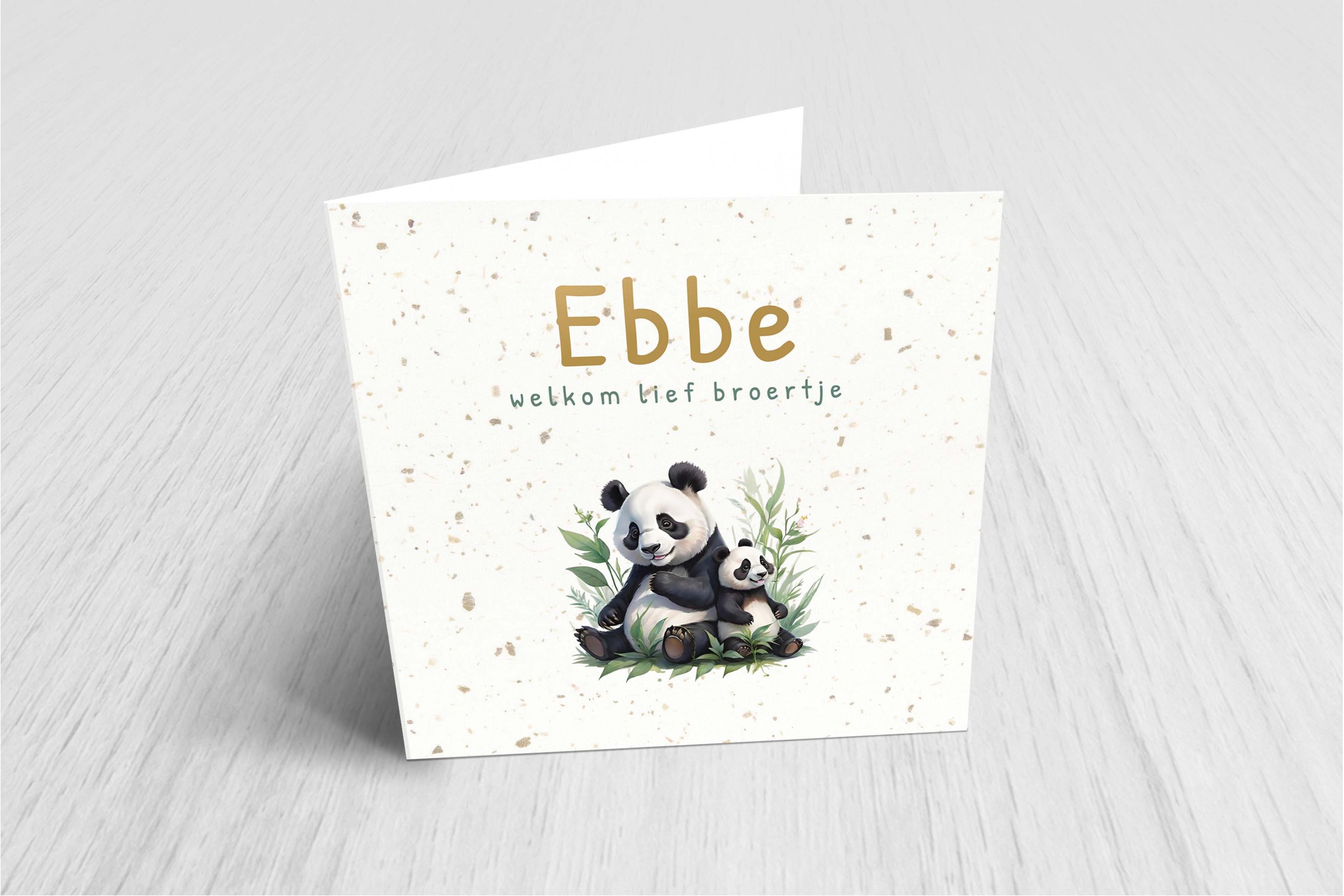 Grote panda en kleine panda